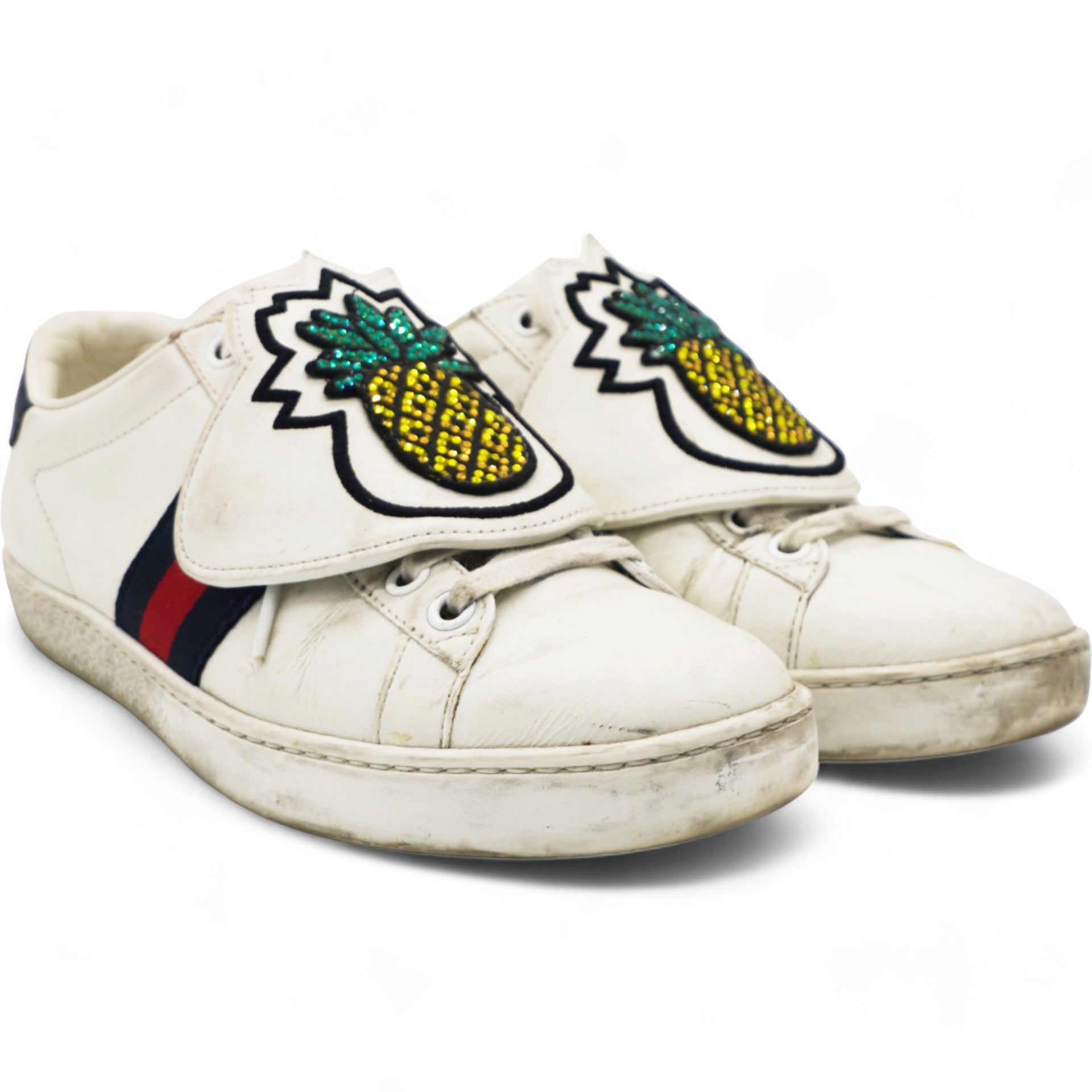 Gucci ace embroidered sneaker pineapple online