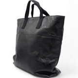 Agneau Arena Explorer Tote Bag with Strap Black