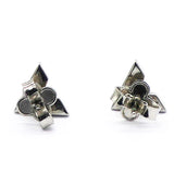 Essential V Stud Earrings Silver