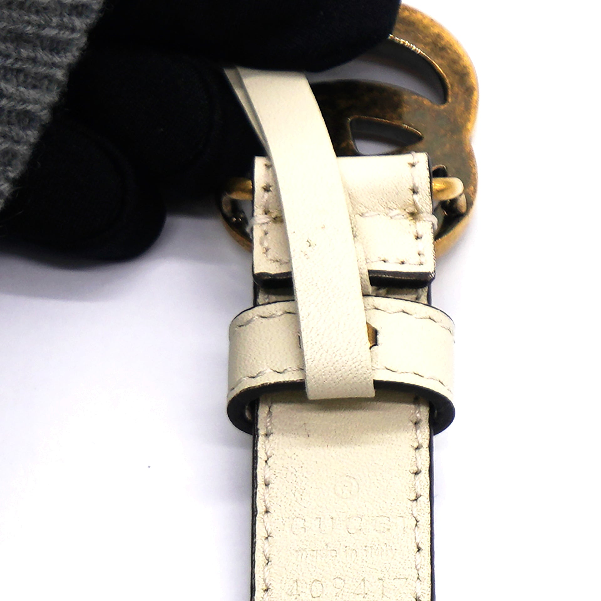 Calfskin Double G Belt 75/20