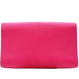 Calfskin Monogram Large Belle De Jour Clutch Lipstick Fuchsia