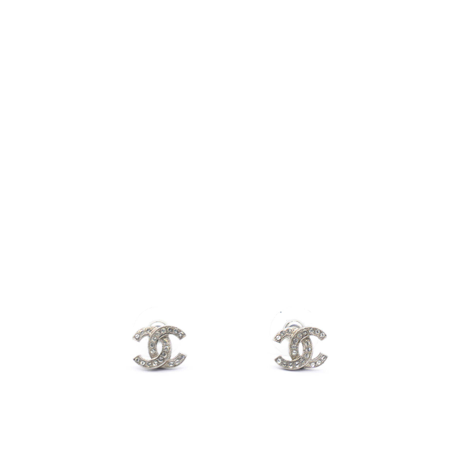 Logo EarringsSilver/Crystal