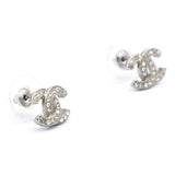 Logo EarringsSilver/Crystal