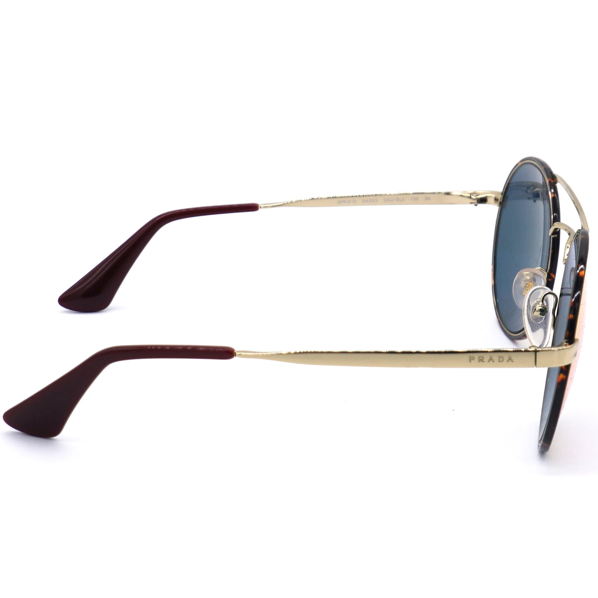 Dark Havana Brown/ Pink Mirrored Cinema Round Sunglasses