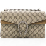 GG Supreme Monogram Small Dionysus Shoulder Bag Taupe