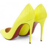 Patent Pigalle Pumps Fluo Yellow Size 37