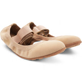 Micro Mesh Academy Lace-Up Ballerina Flats Nude 38.5