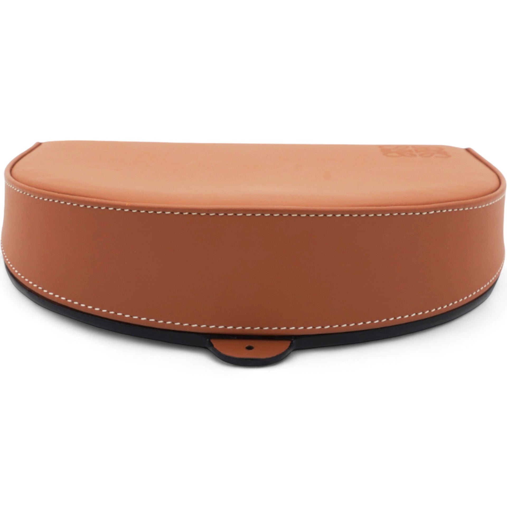 Soft Calfskin Heel Pouch Tan