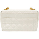 Lambskin Cannage Medium Caro Bag Ivory