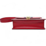 Calfskin Small Sylvie Shoulder Bag Hibiscus Red