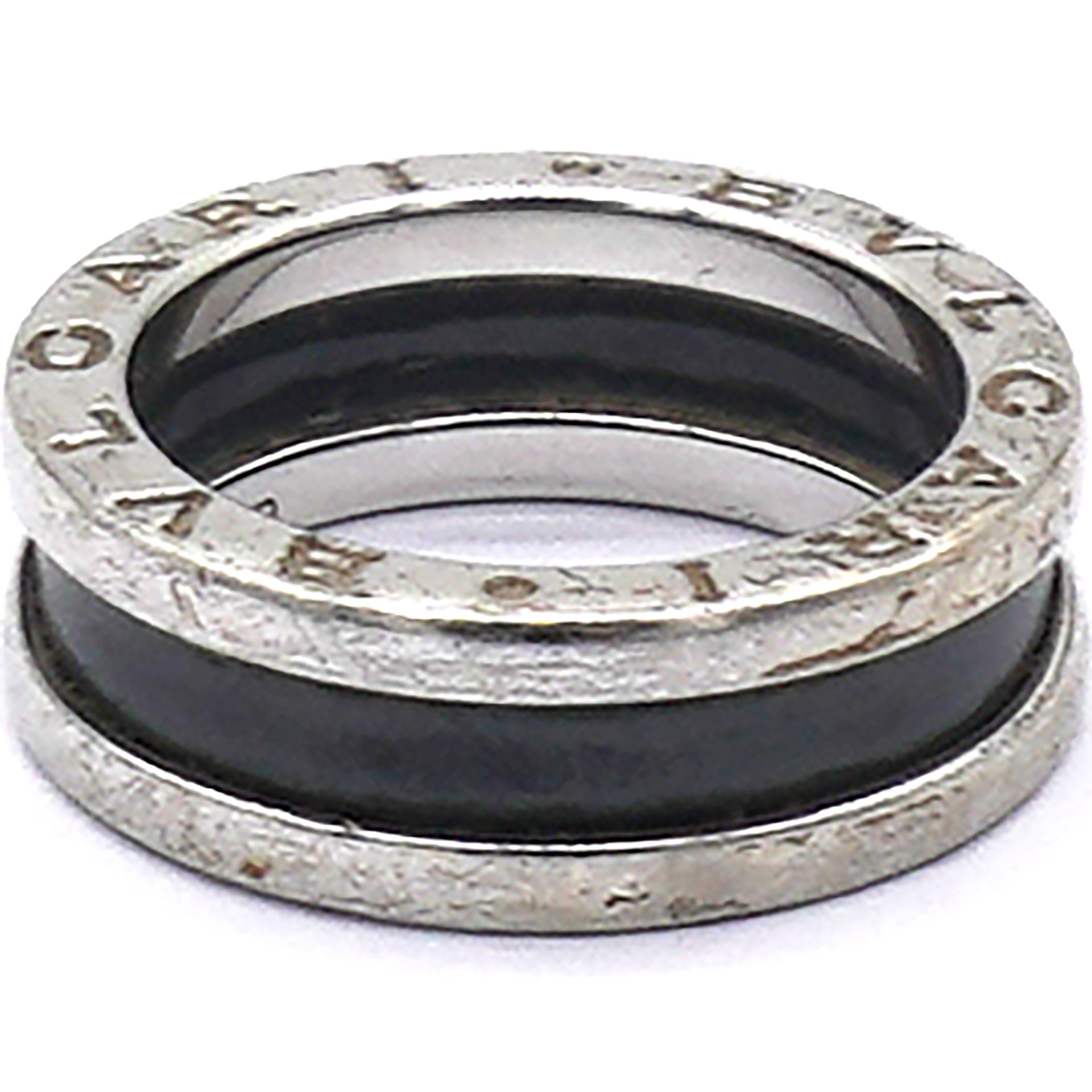 B.Zero1 Save The Children Ceramic Sterling Silver Ring Size 50