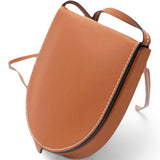 Soft Calfskin Mini Heel Pouch Tan