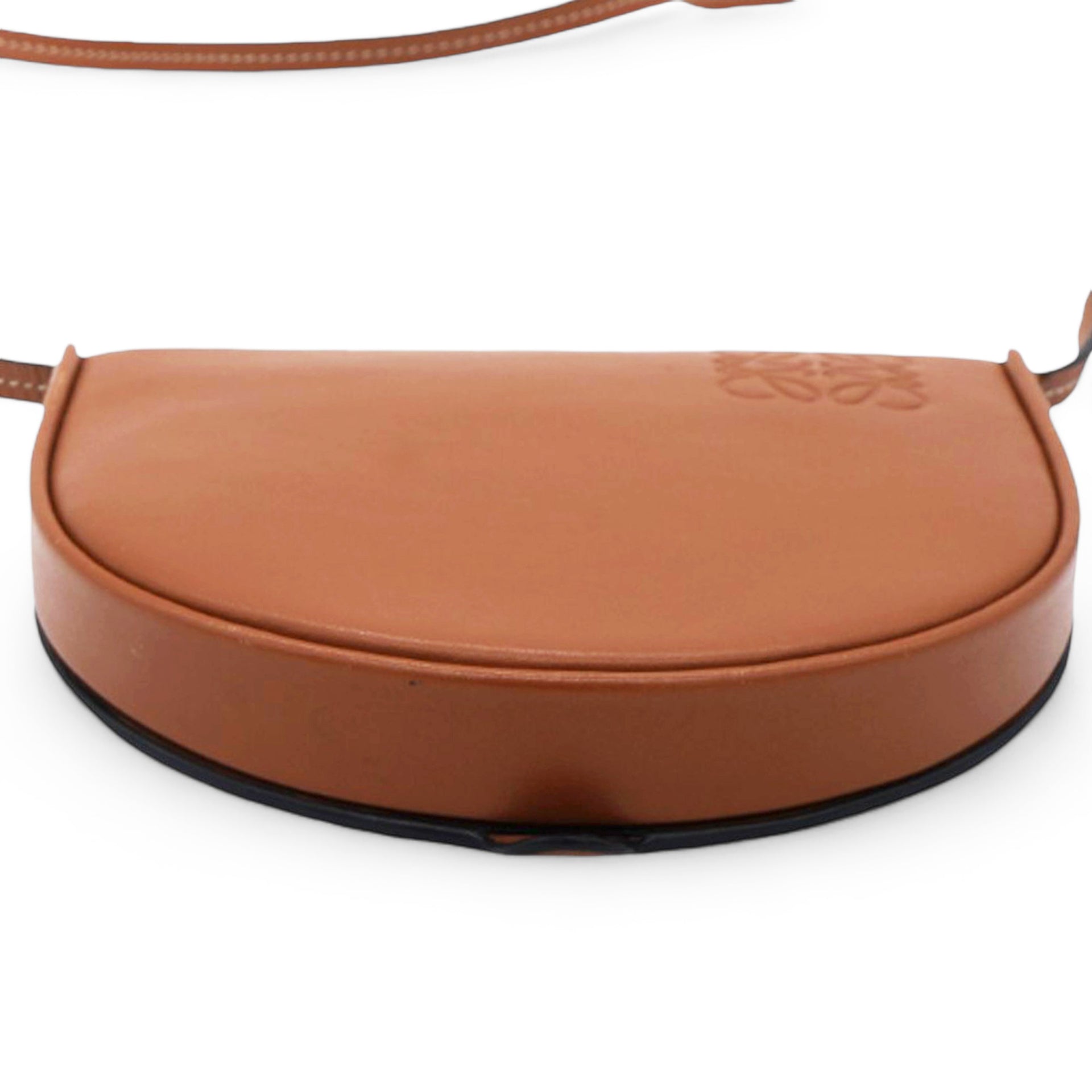 Soft Calfskin Mini Heel Pouch Tan