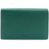 Green Leather Dionysus Wallet On Chain