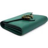 Green Leather Dionysus Wallet On Chain