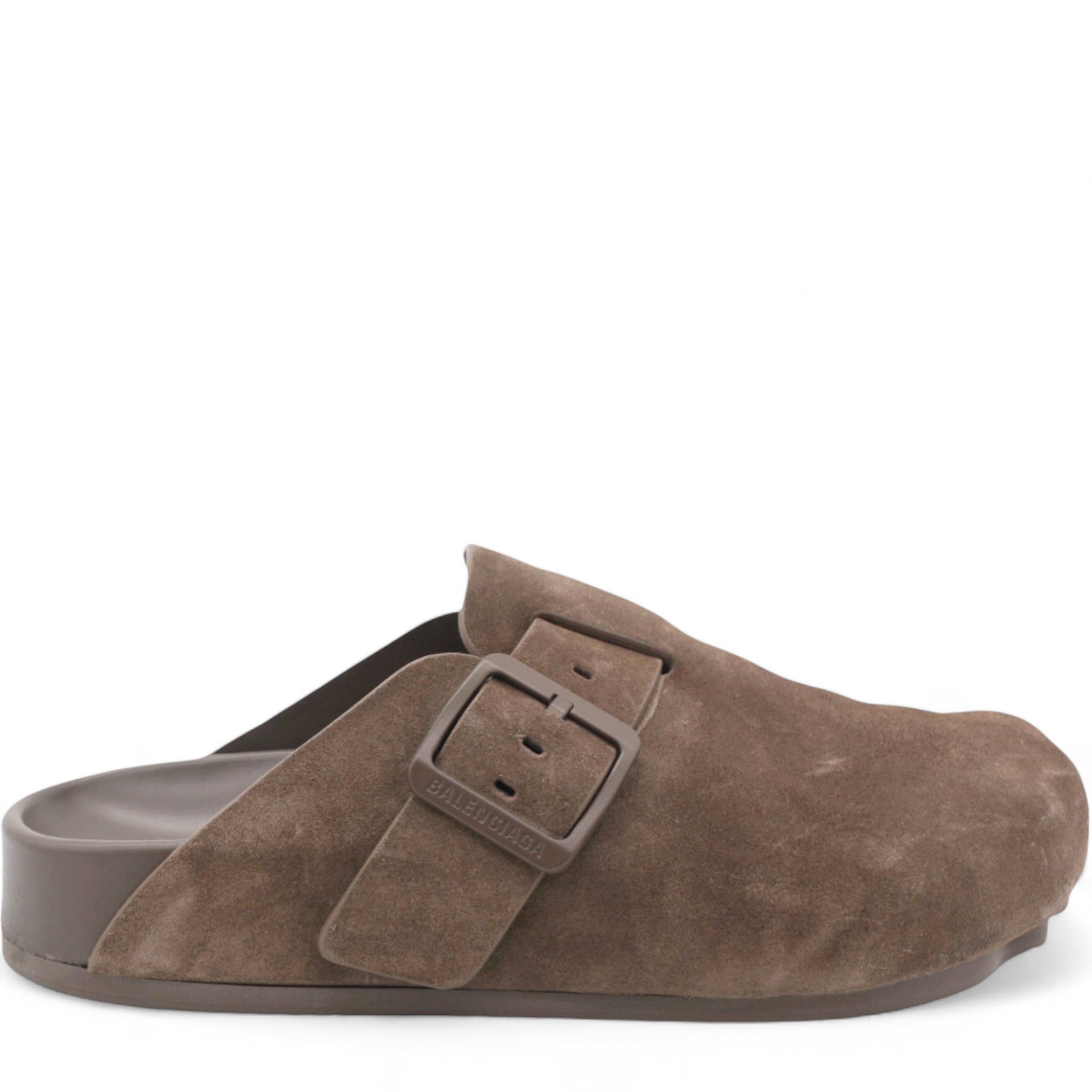 'Sunday' Brown Mule With Five Toe Shape In Suede Woman Size 36