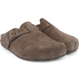 'Sunday' Brown Mule With Five Toe Shape In Suede Woman Size 36