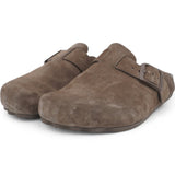 'Sunday' Brown Mule With Five Toe Shape In Suede Woman Size 36