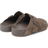 'Sunday' Brown Mule With Five Toe Shape In Suede Woman Size 36