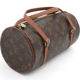 Monogram Papillon 26 Handbag Brown