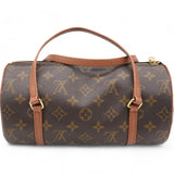 Monogram Papillon 26 Handbag Brown