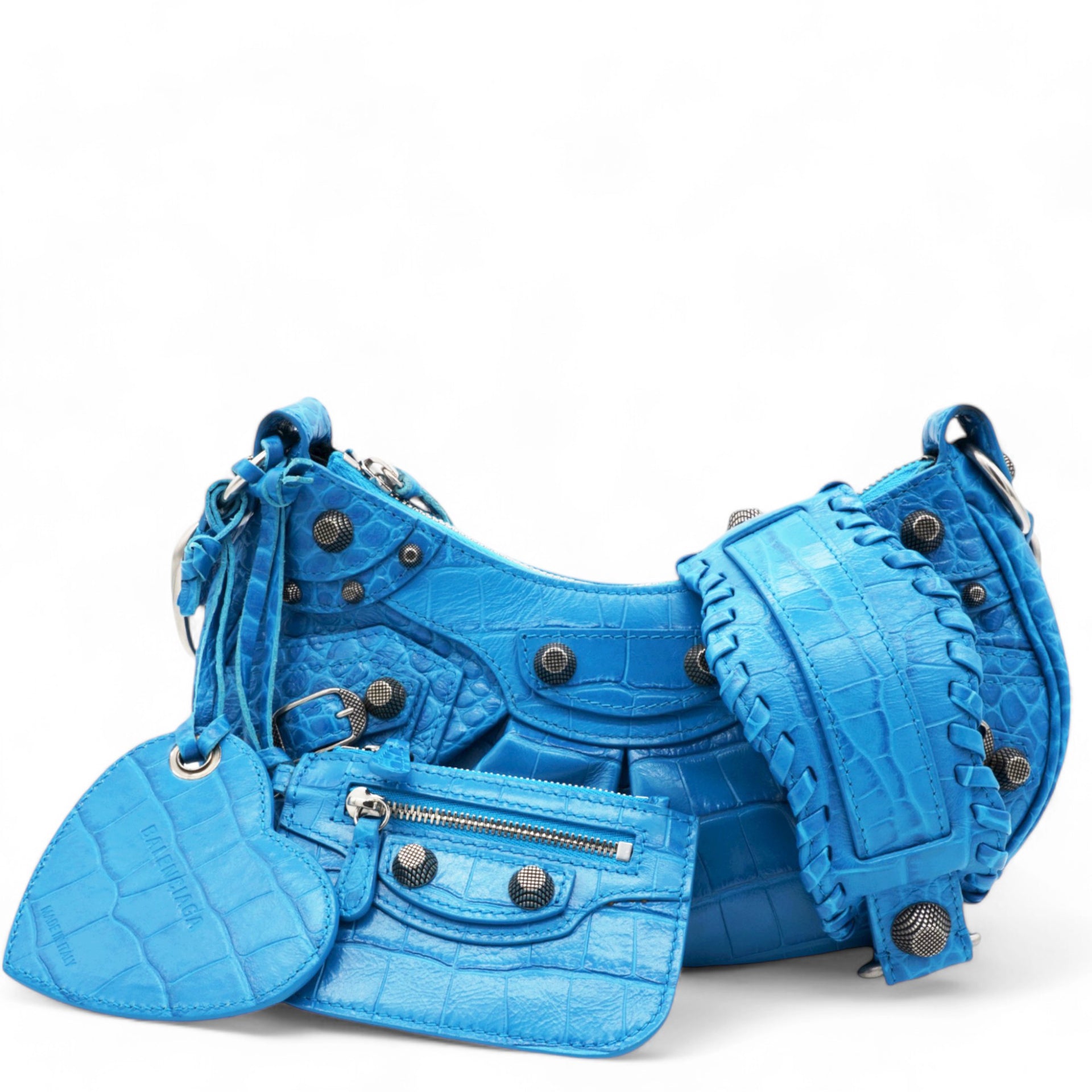 Le Cagole XS Shoulder Blue Bag