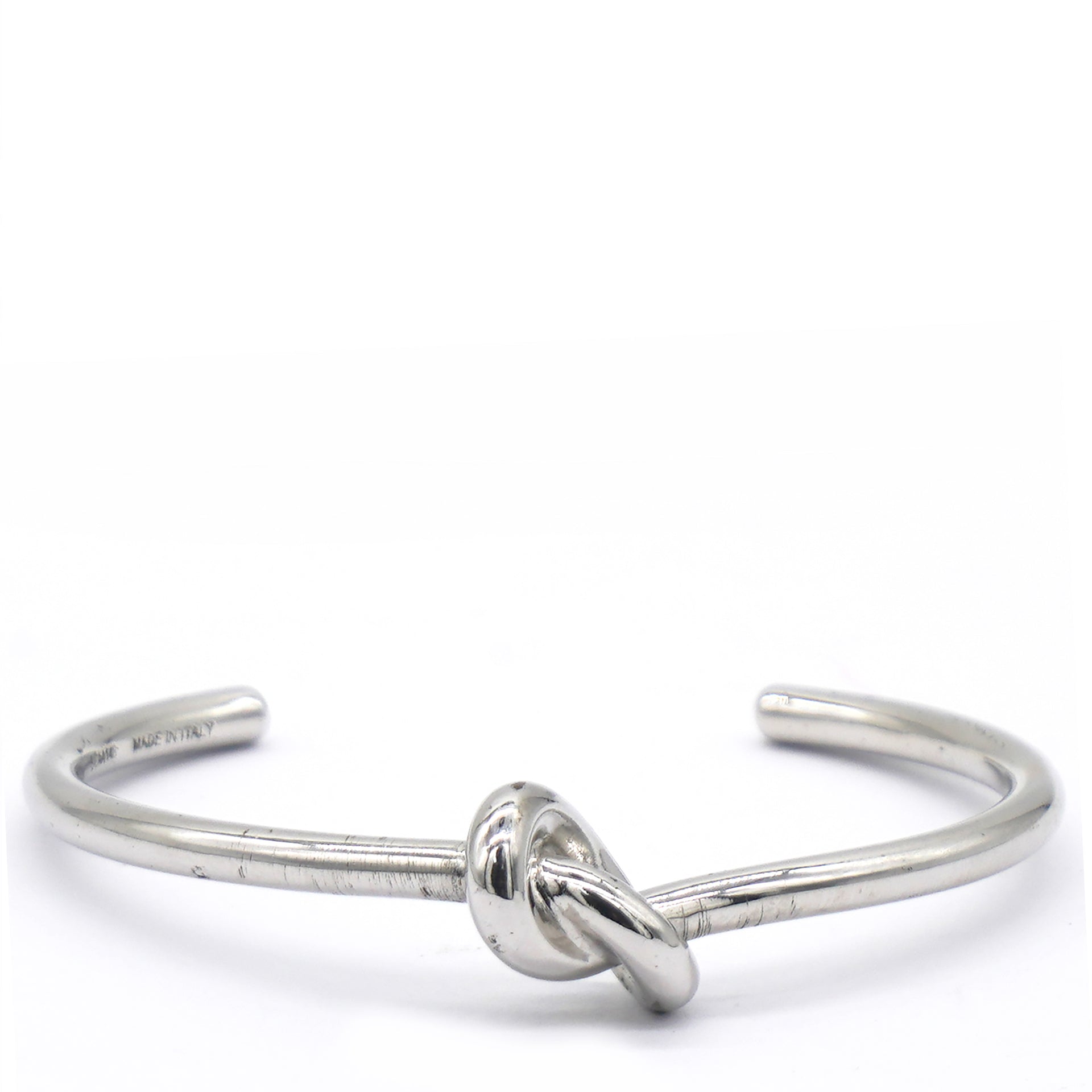 Extra Thin Knot Medium Bracelet Silver