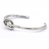 Extra Thin Knot Medium Bracelet Silver