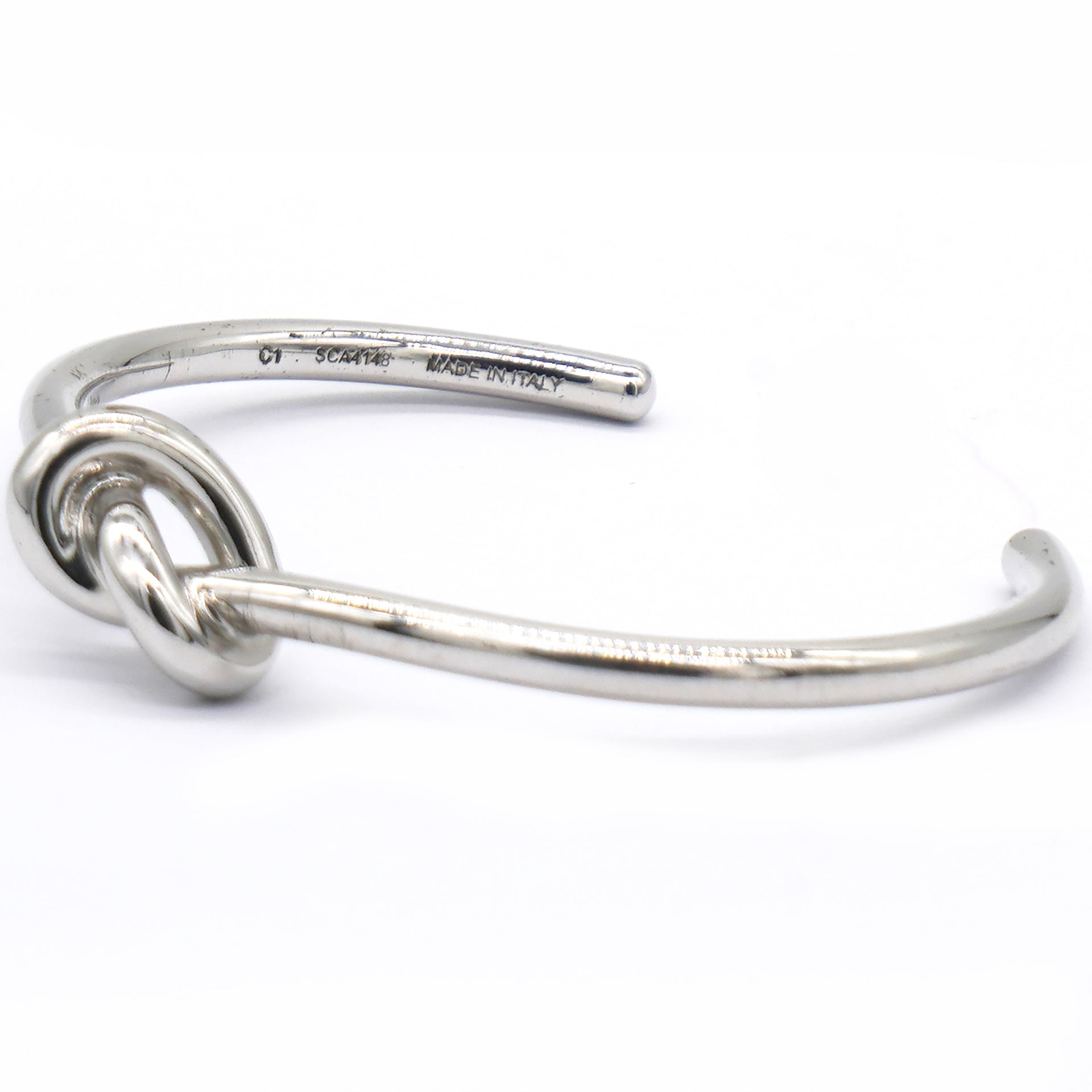 Extra Thin Knot Medium Bracelet Silver