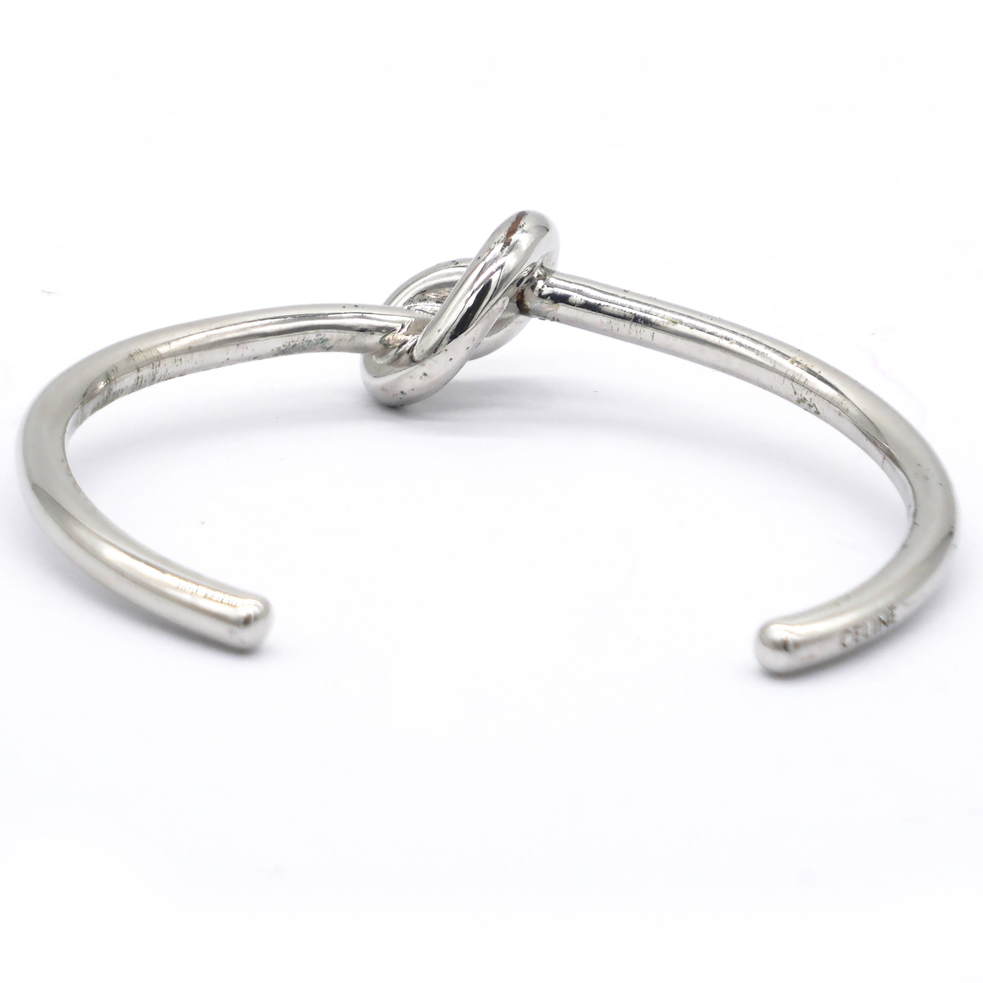 Extra Thin Knot Medium Bracelet Silver