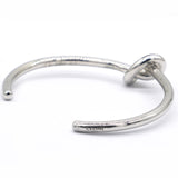 Extra Thin Knot Medium Bracelet Silver