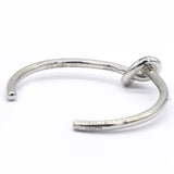 Extra Thin Knot Medium Bracelet Silver