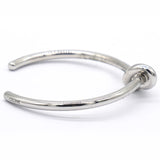 Extra Thin Knot Medium Bracelet Silver