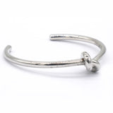 Extra Thin Knot Medium Bracelet Silver