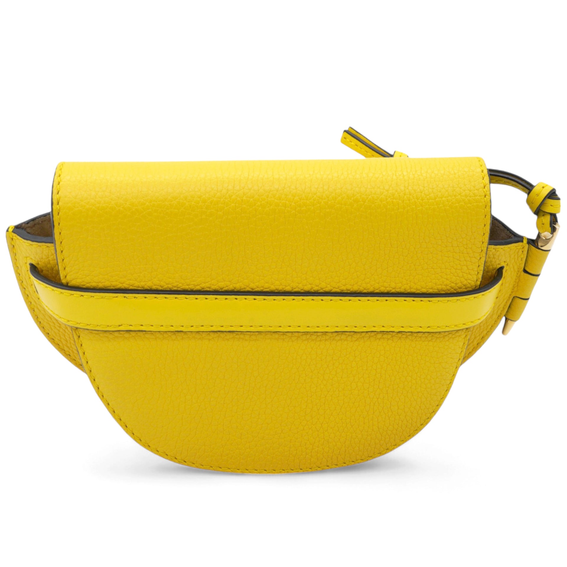 Mini Gate Yellow Leather Bag