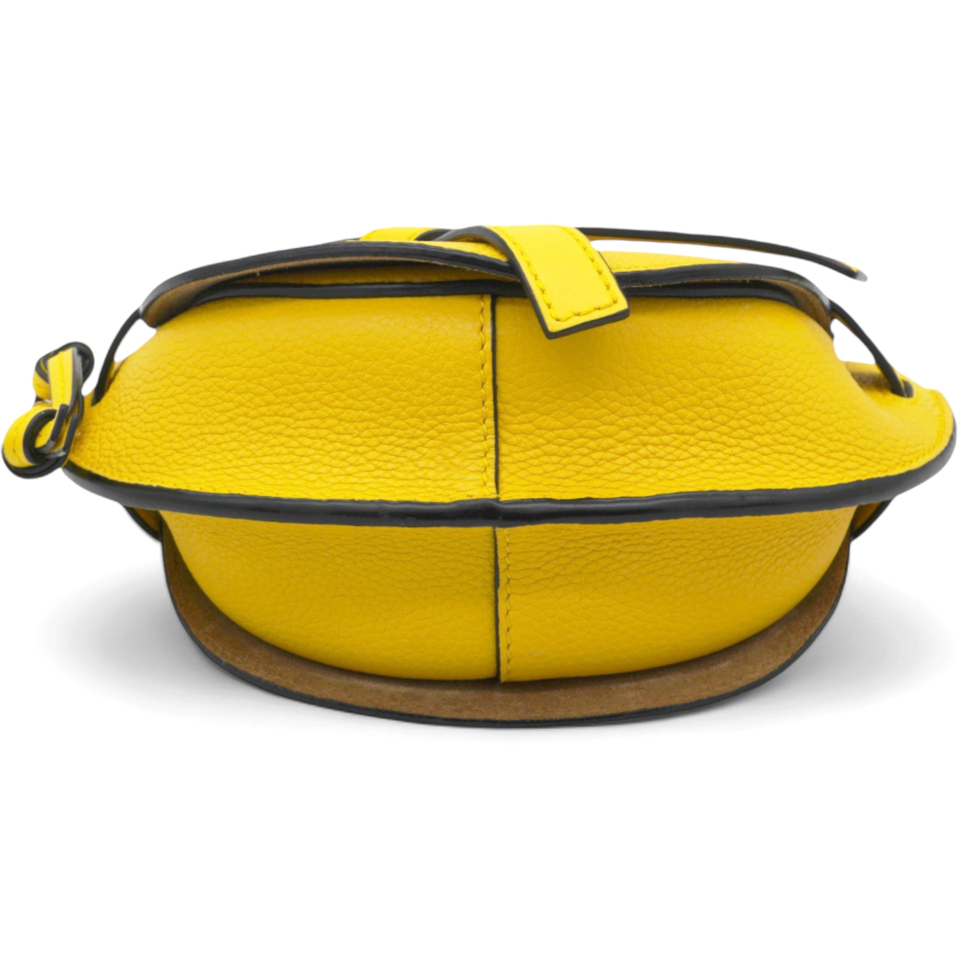 Mini Gate Yellow Leather Bag