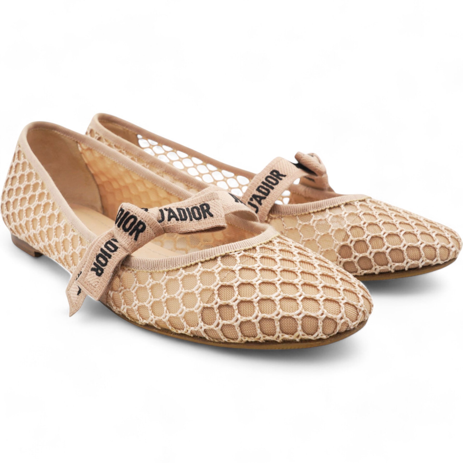 Resille Ribbon Miss J'Adior Ballet Flat Size 38.5