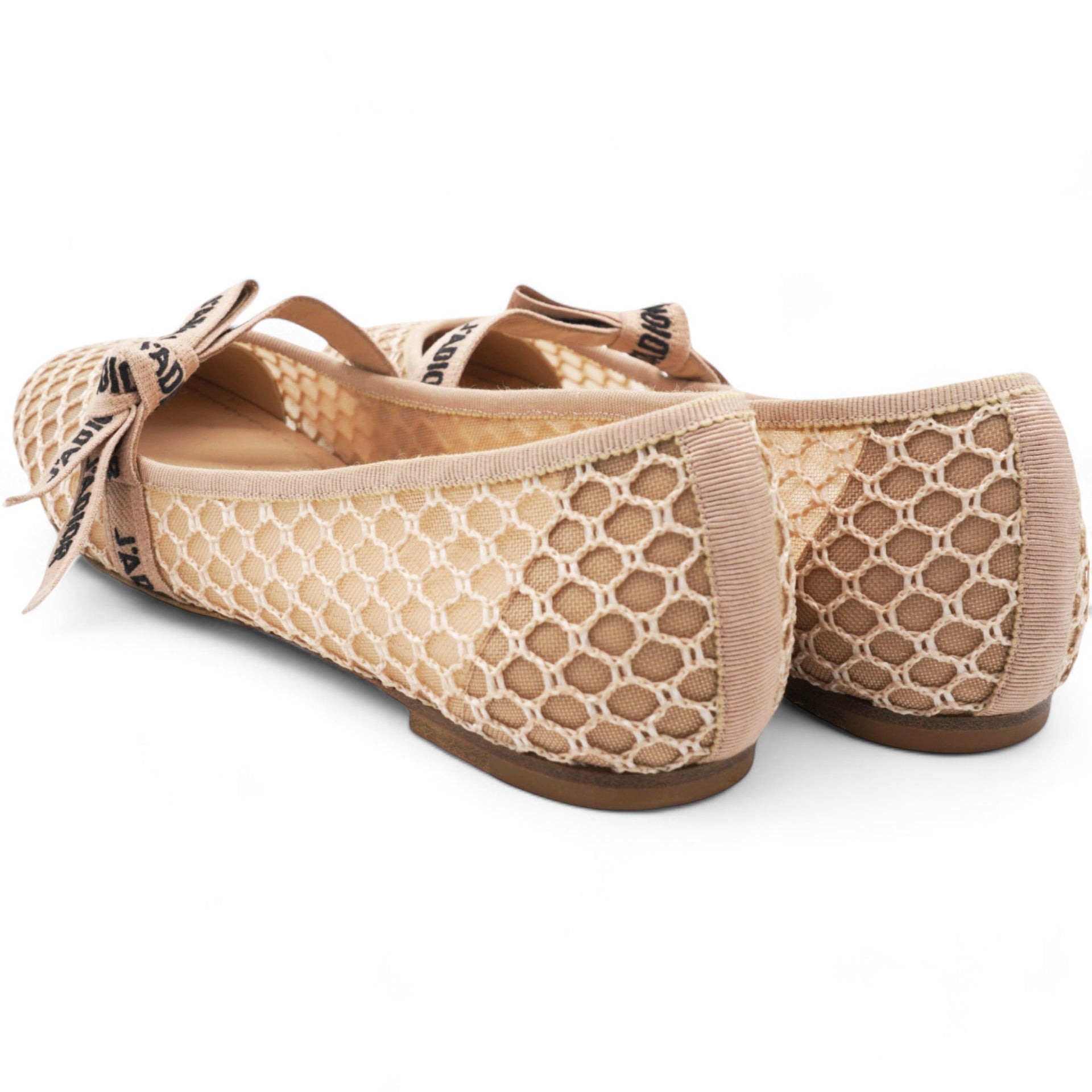 Resille Ribbon Miss J'Adior Ballet Flat Size 38.5