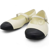 Lambskin Flats Ivory Size 38