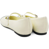 Lambskin Flats Ivory Size 38