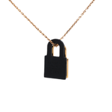 Swift Small O'Kelly Pendant Necklace Black