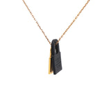 Swift Small O'Kelly Pendant Necklace Black