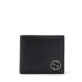 Calfskin Interlocking G Bi-Fold Wallet Black