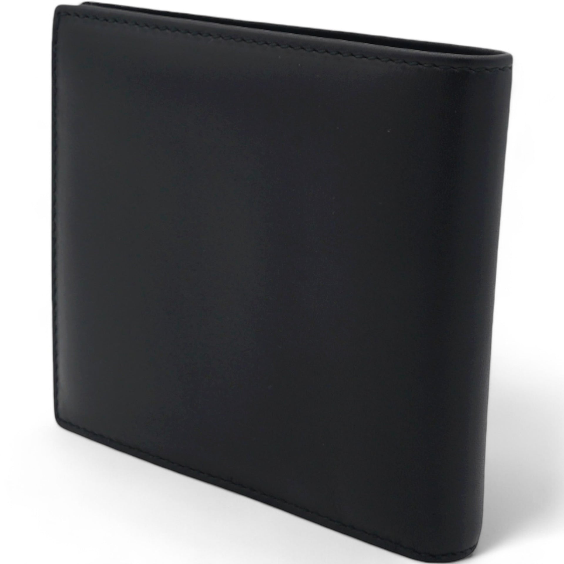 Calfskin Interlocking G Bi-Fold Wallet Black