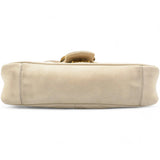 Calfskin Matelasse Small GG Marmont Shoulder Bag White