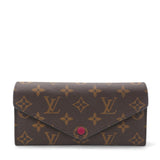 Monogram Josephine Wallet Fuchsia