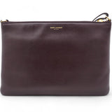 Calfskin Teen Monogram Crossbody Bag Bordeaux