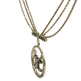 Gold CC Chanel Vintage Charm Necklace