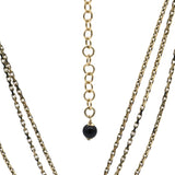 Gold CC Chanel Vintage Charm Necklace