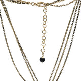 Gold CC Chanel Vintage Charm Necklace